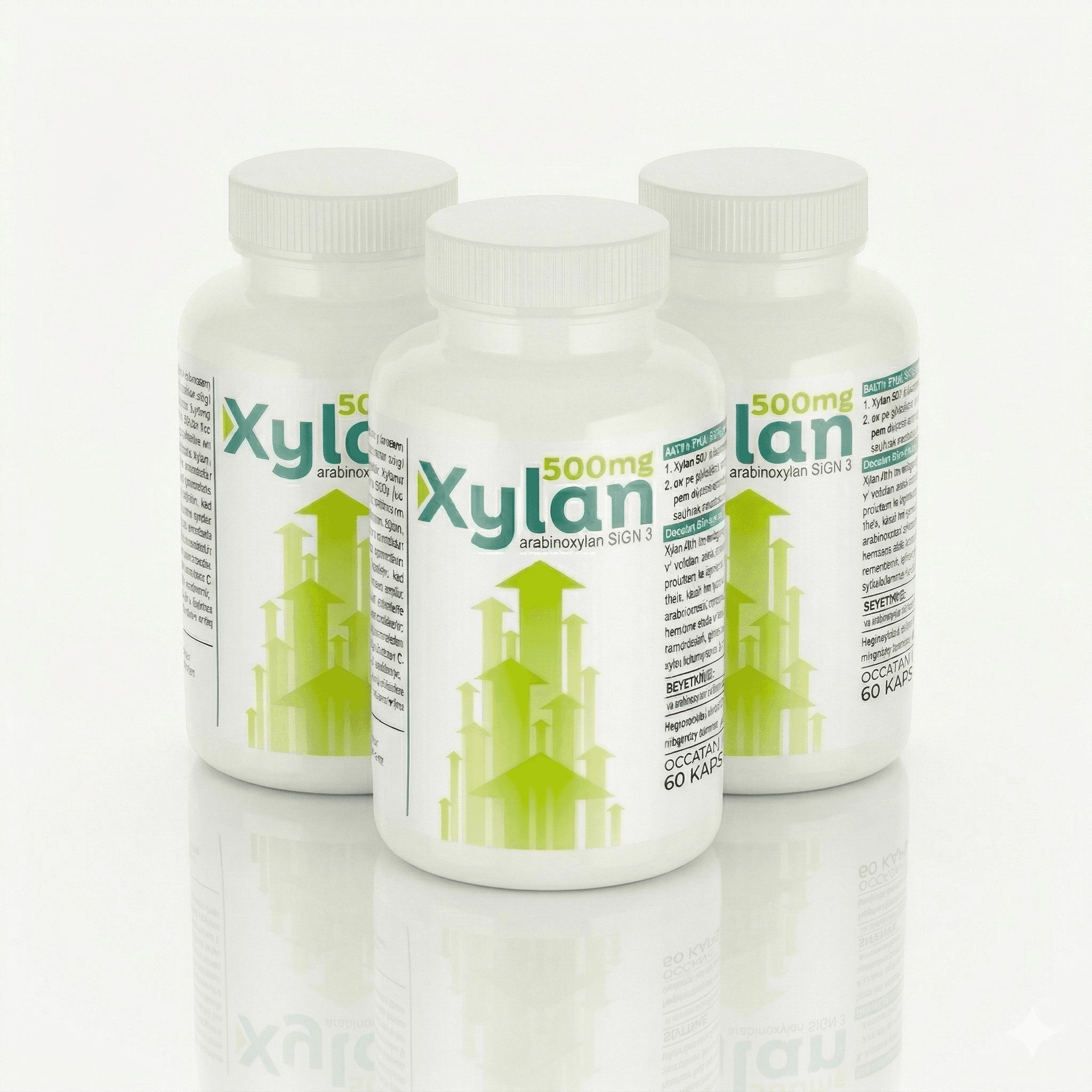 Xyilan MGN-3 Arabinoxylan 500mg (3 pack combo)